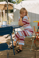 Retro Resort gehaakte jurk